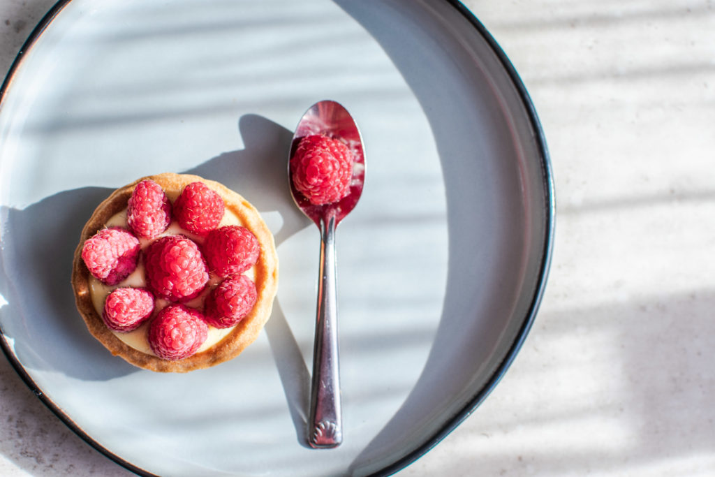 Tartelettes aux framboises
