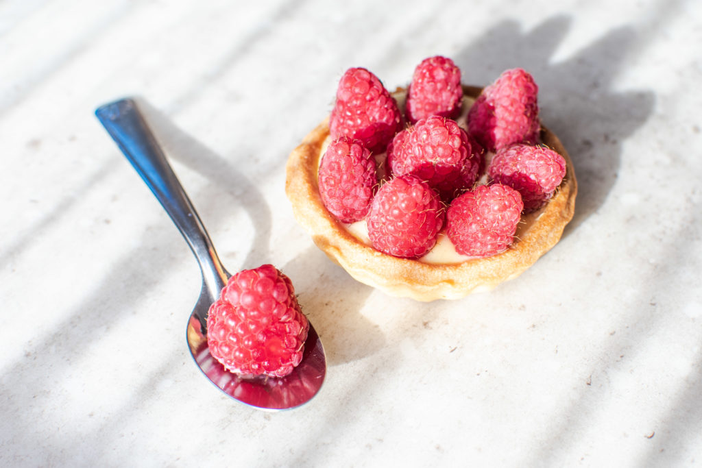 Tartelettes aux framboises