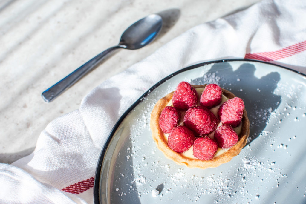 Tartelettes aux framboises