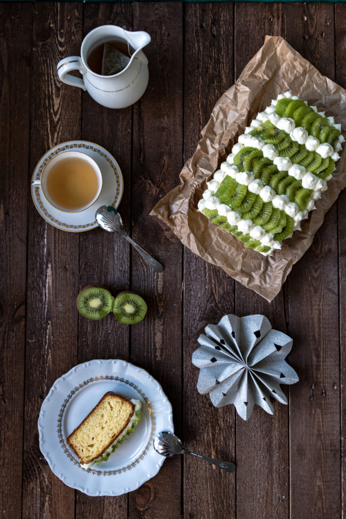 Gâteau aux kiwis