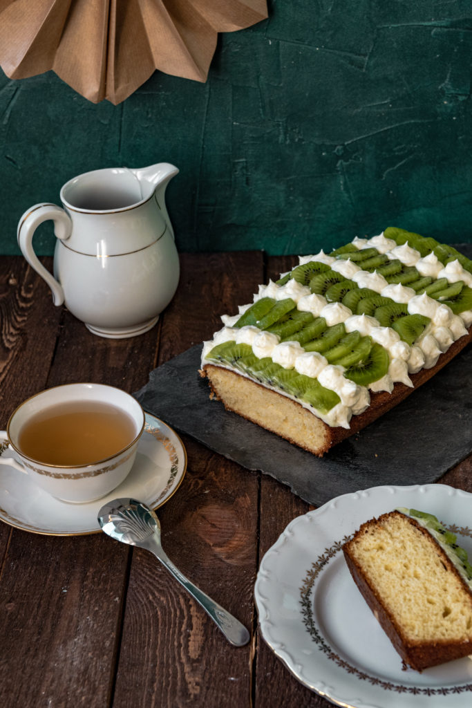 Gâteau aux kiwis