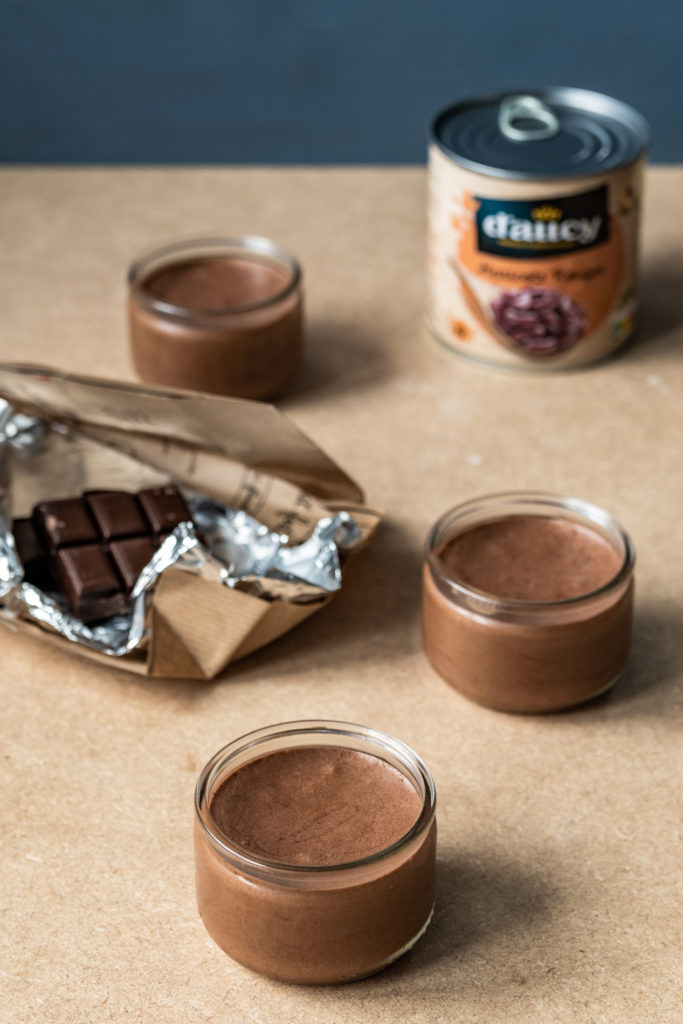 mousse au chocolat vegan