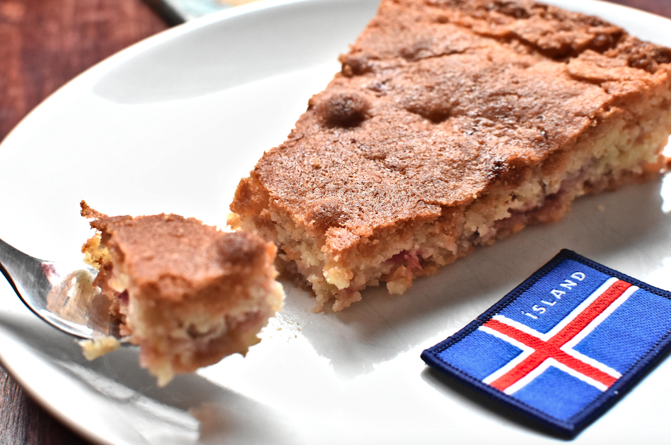 Tarte à la rhubarbe – From Iceland