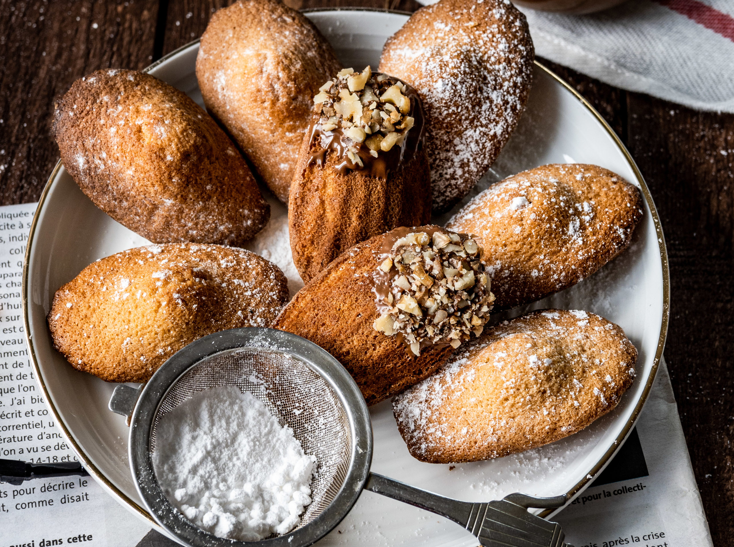 Madeleines à la cannelle