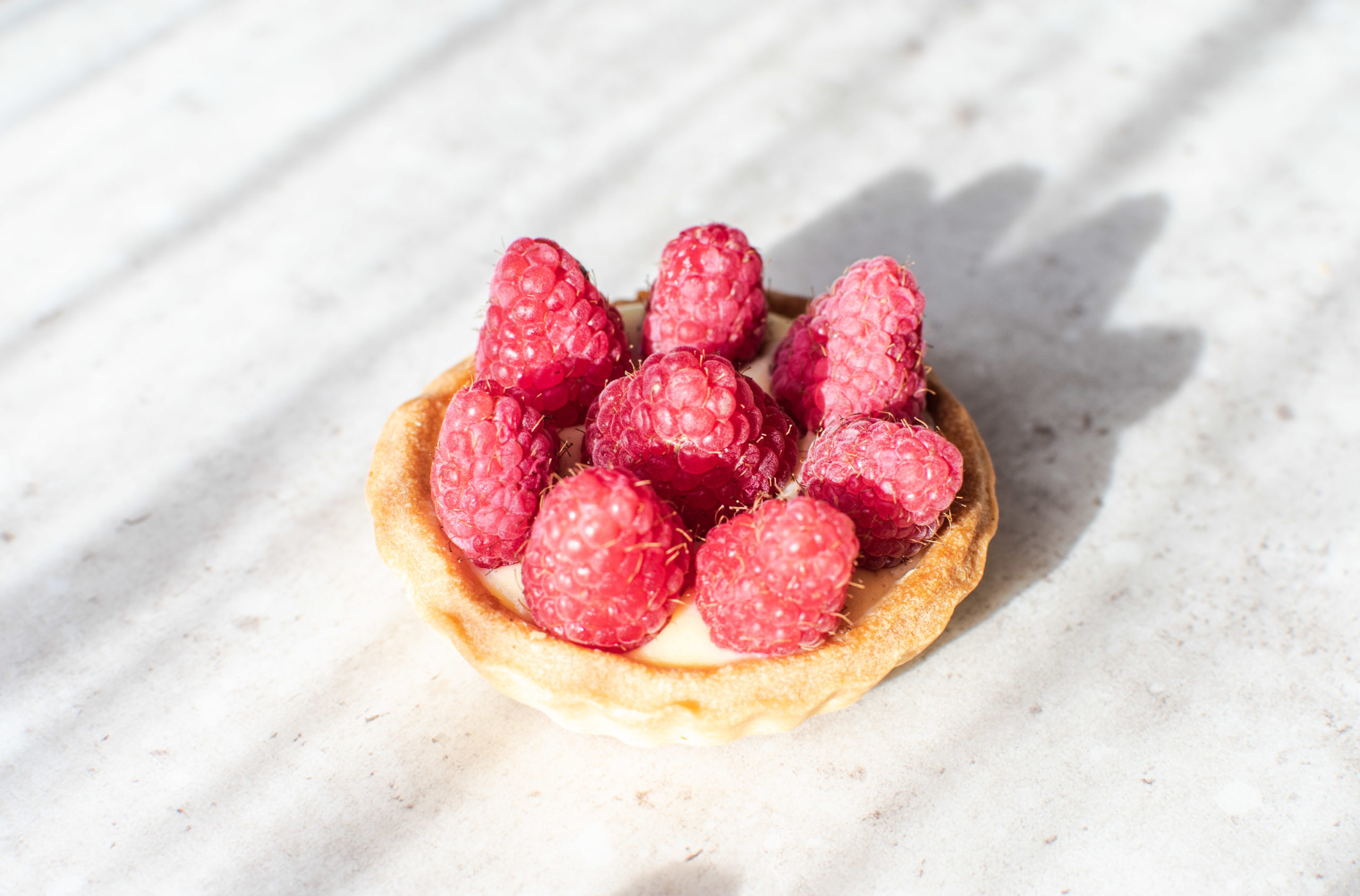 Tartelettes aux framboises