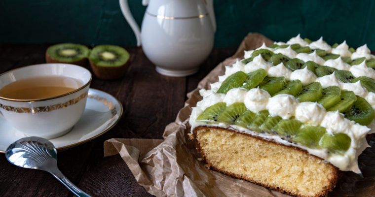 Gâteau aux kiwis