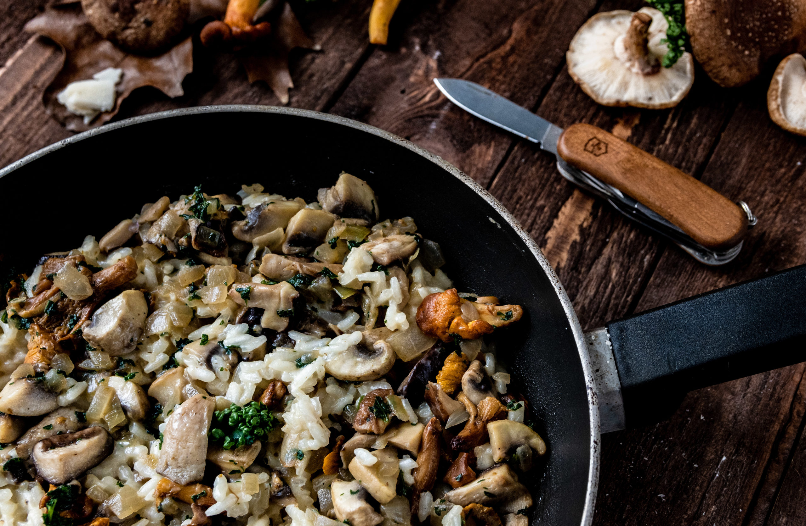 Risotto aux champignons
