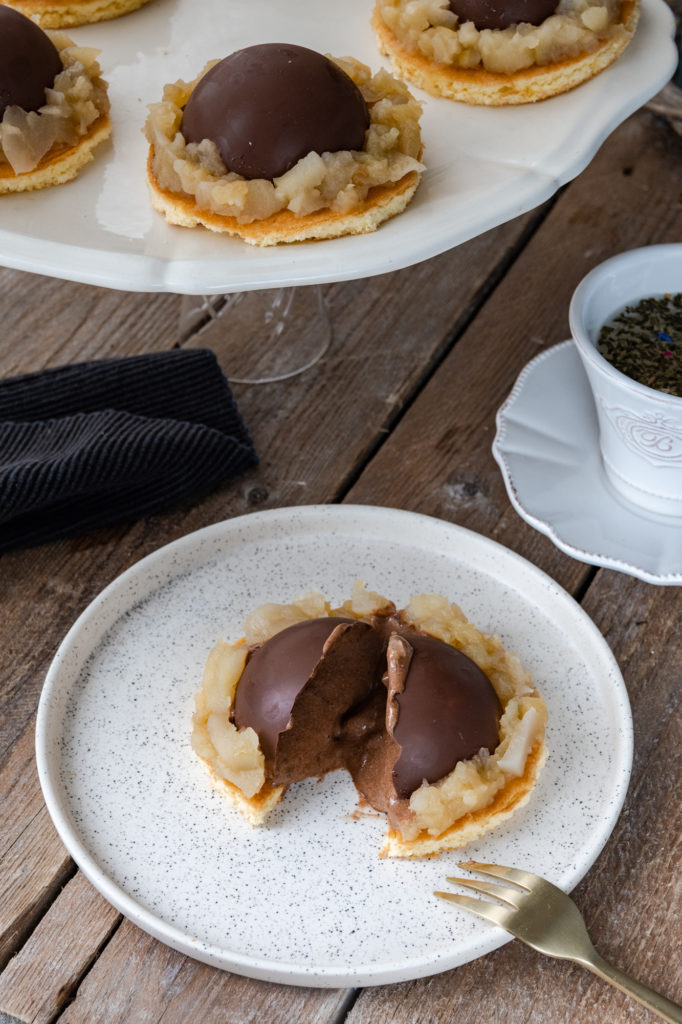 dôme coeur chocolat