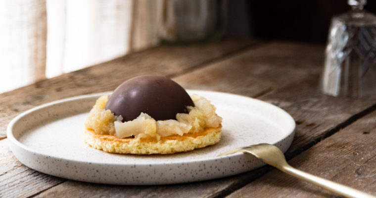 Dôme au coeur chocolat