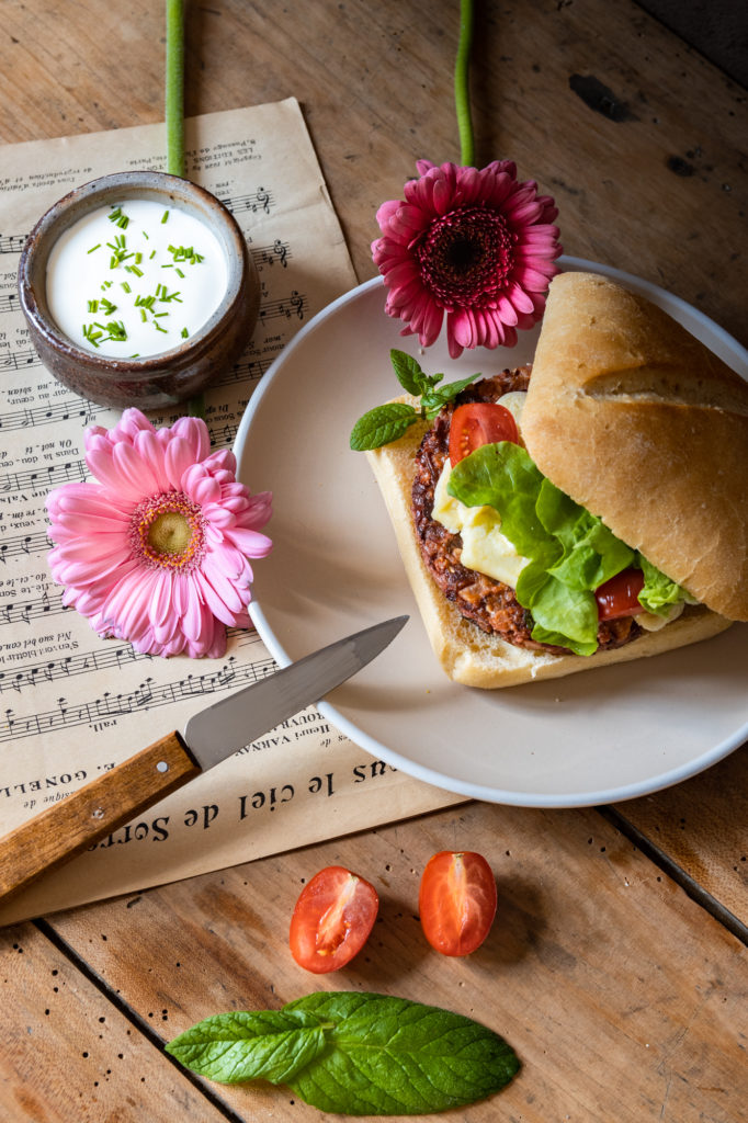 Burger vegétarien