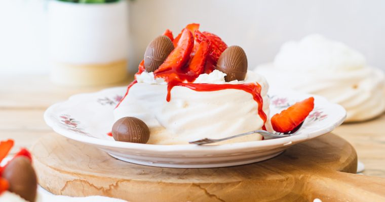 Pavlova aux fraises