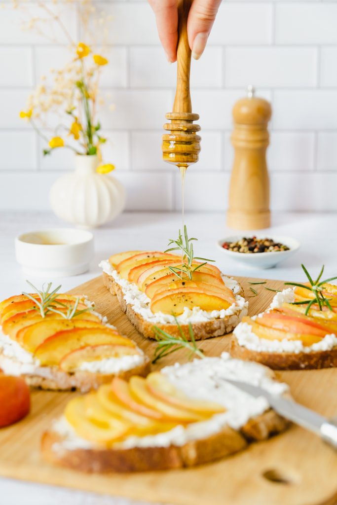 Tartines sucré-salé