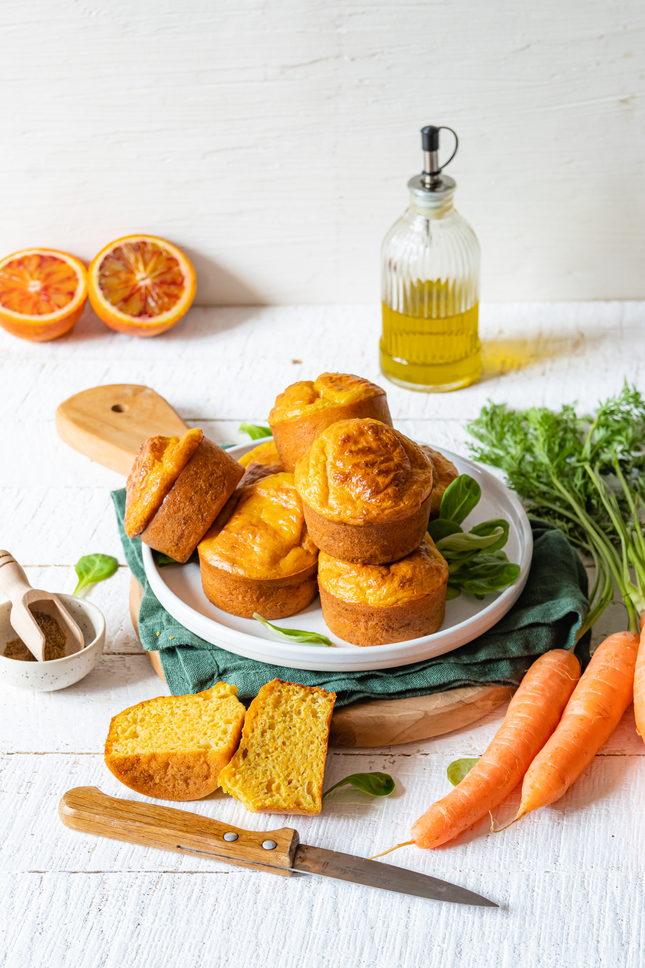 Cakes aux carottes et cumin
