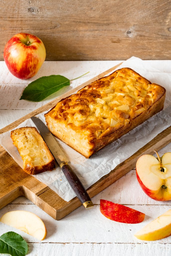Gâteau aux pommes et au miel