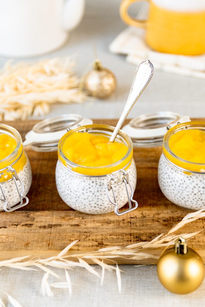 Chia pudding mangue