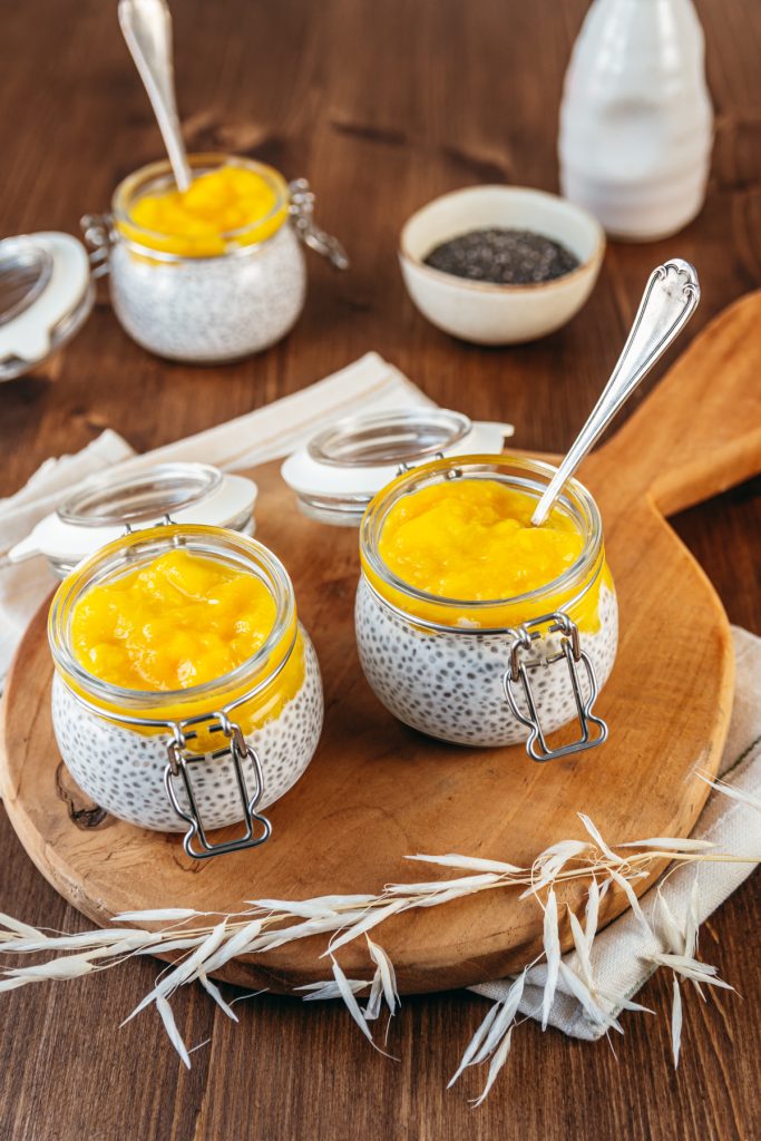 Chia pudding mangue