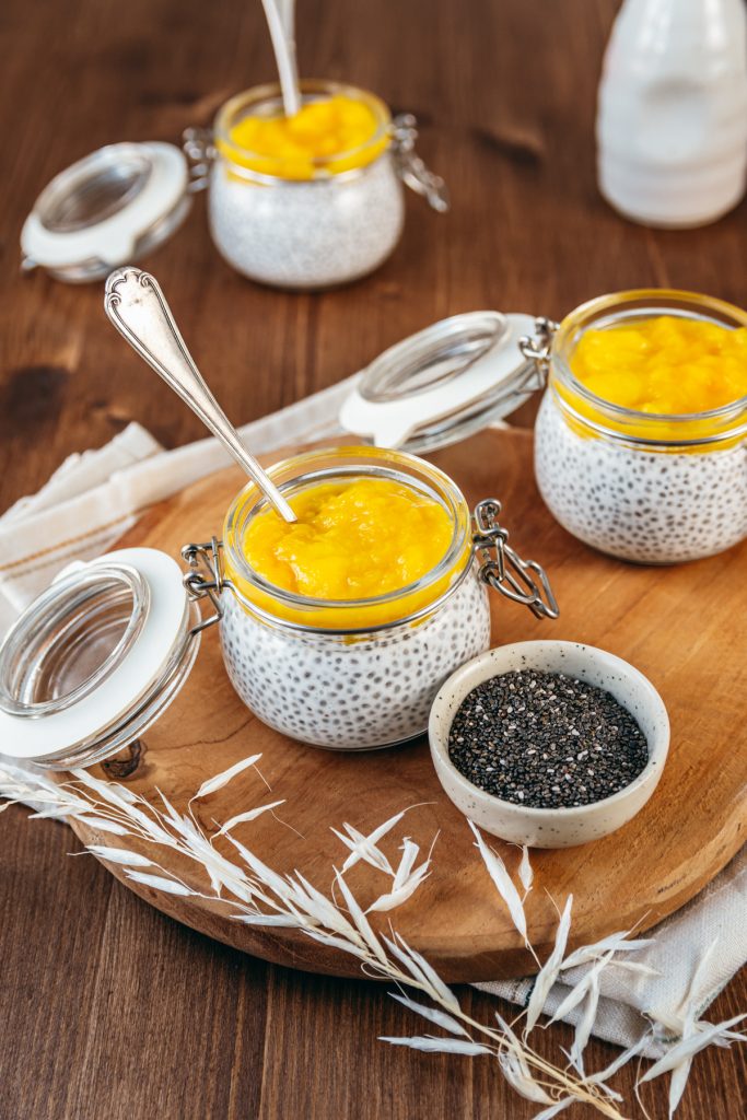 Chia pudding mangue