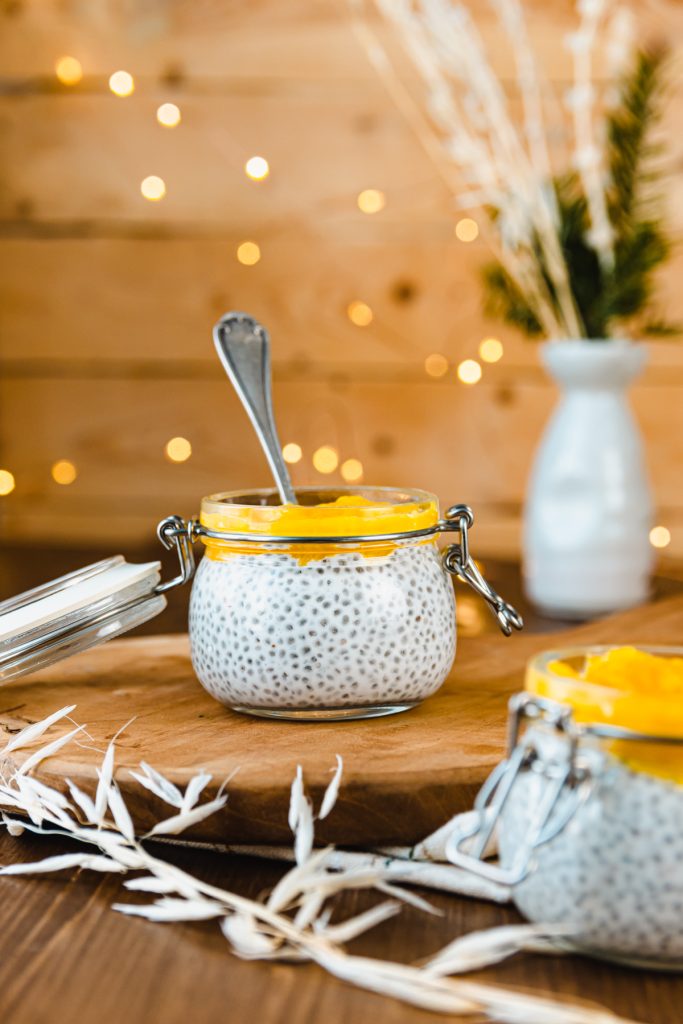 Chia pudding mangue