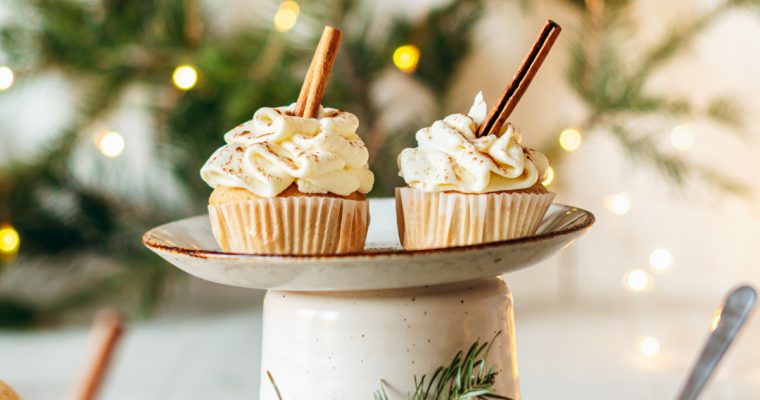 Cupcakes de Noël à la cannelle