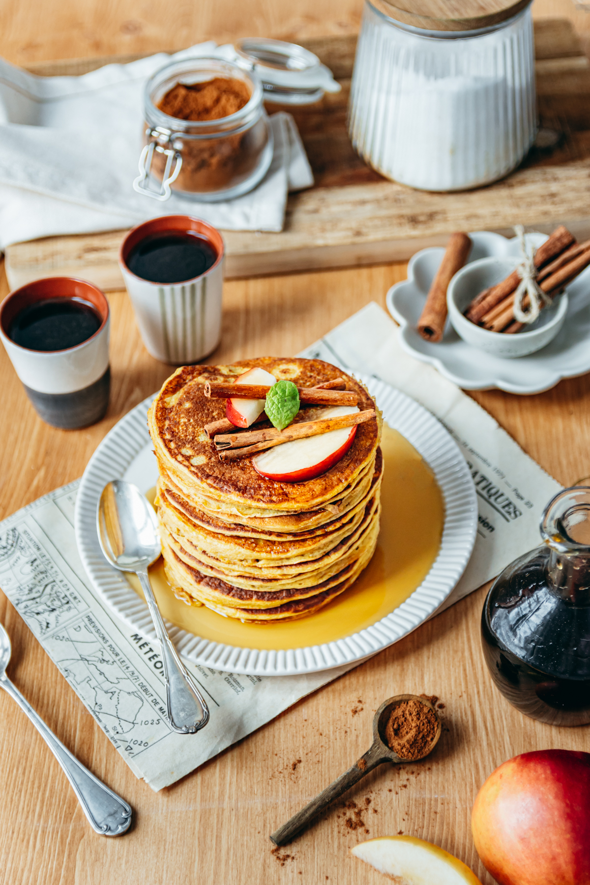 Pancakes à la courge butternut