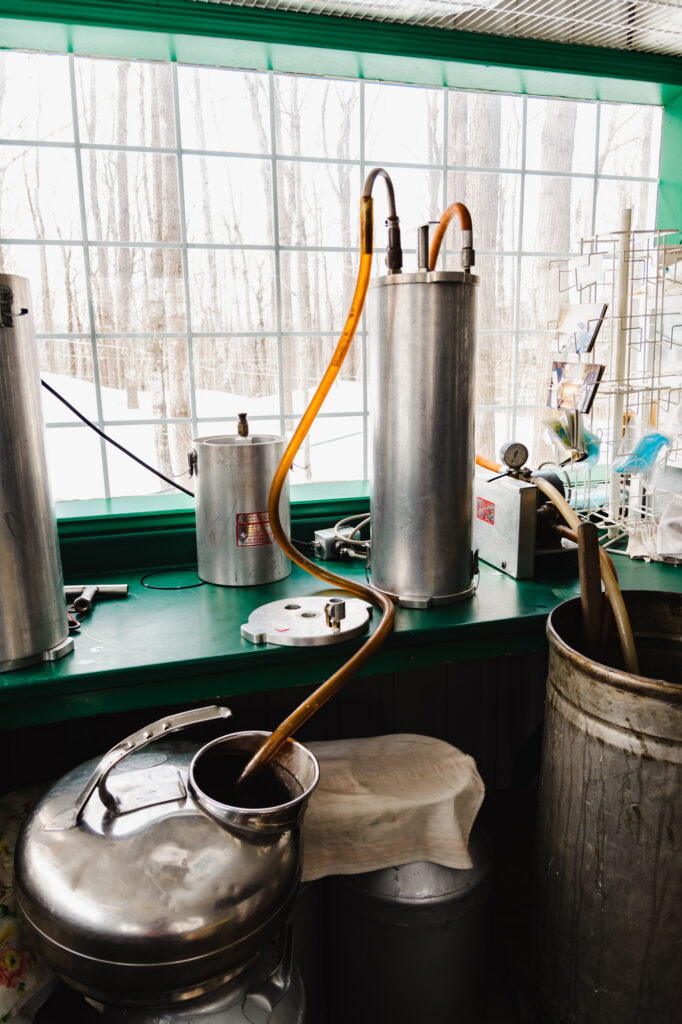 sirop d'érable production