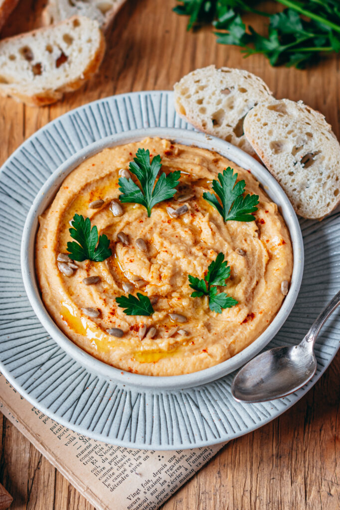 houmous de lentilles corail 