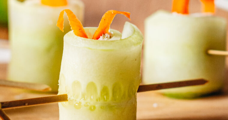 Roulés de concombre version Pâques