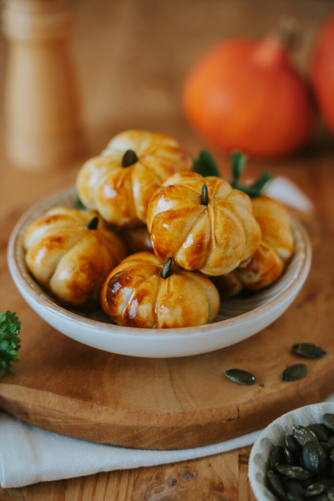 Mini pizzas citrouille
