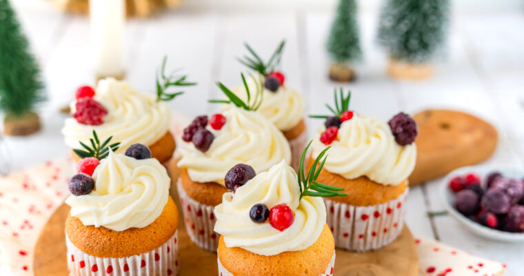 Muffins aux fruits rouges