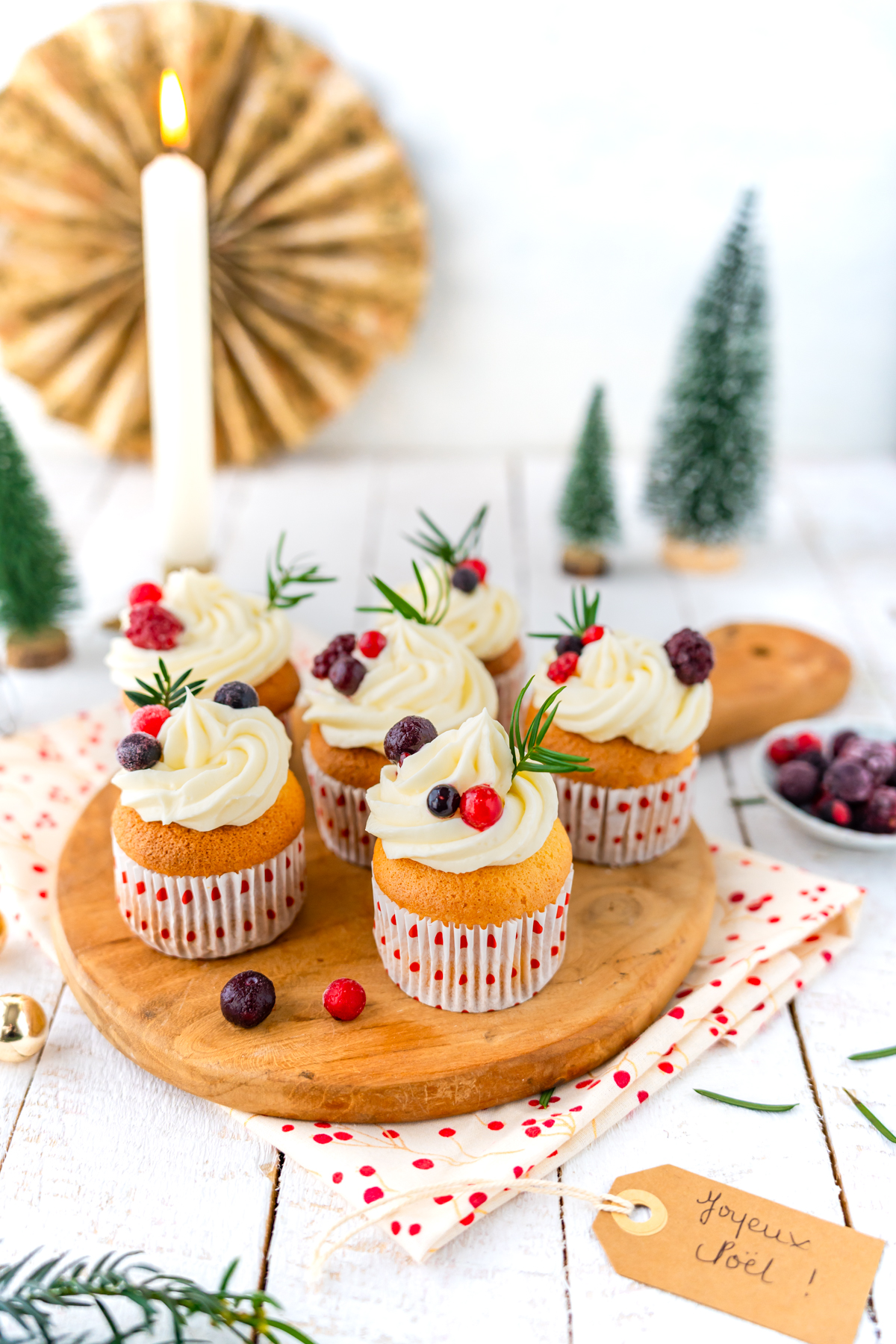 Muffins aux fruits rouges
