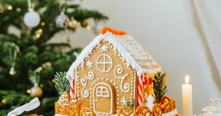 Maison de Noël en pain d’épices