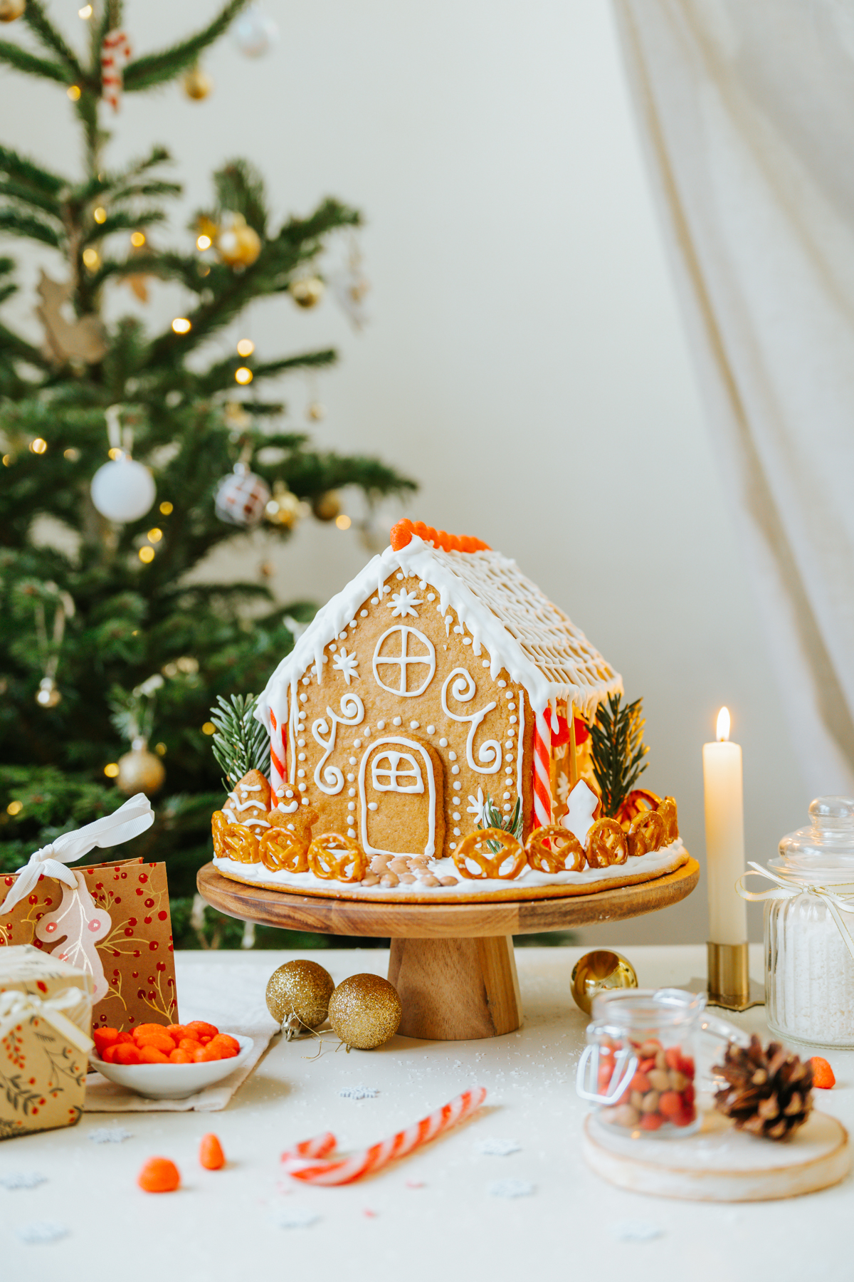 Maison de Noël en pain d’épices