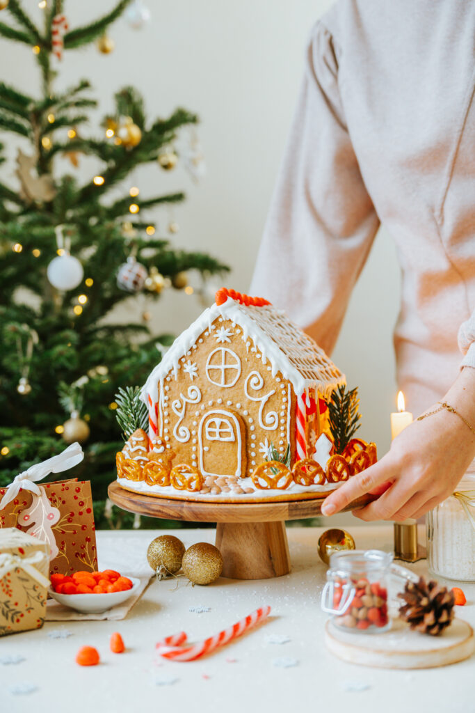 Maison de Noël en pain d’épices
