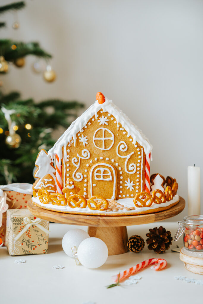 Maison de Noël en pain d’épices