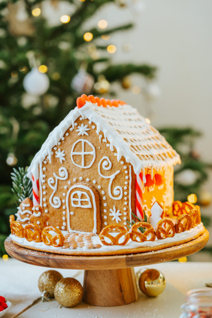 Maison de Noël en pain d’épices