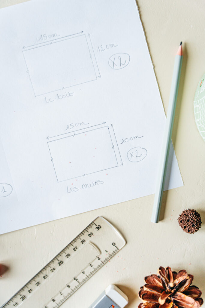 Maison pain d'épices plans