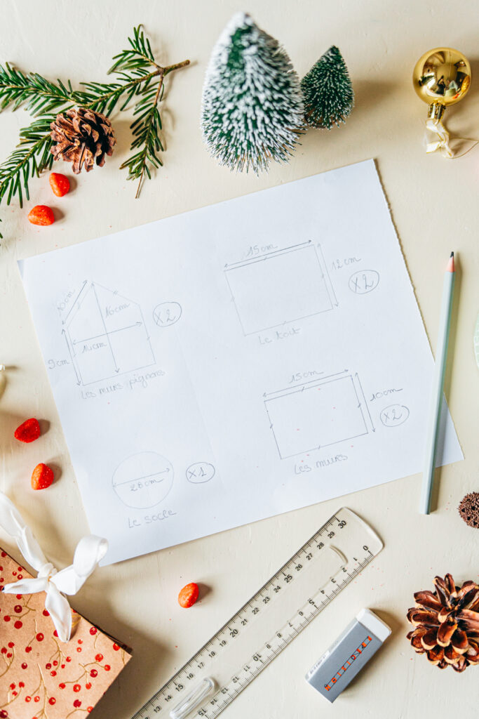 Maison pain d'épices plans