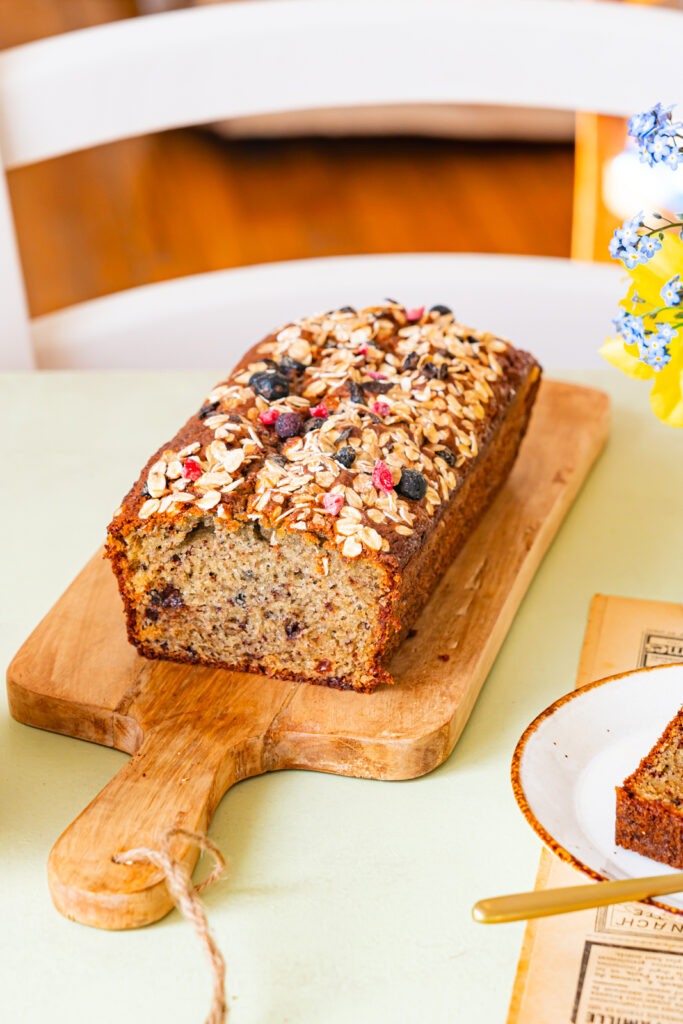 Gâteau moelleux aux superfruits