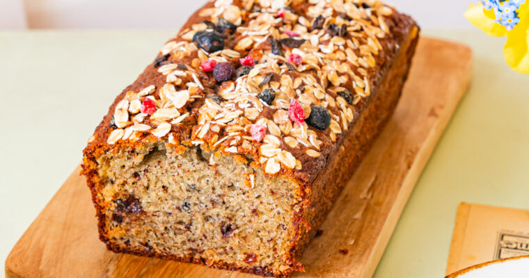 Gâteau moelleux aux superfruits