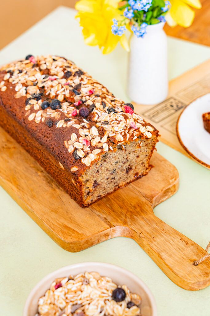 Gâteau moelleux aux superfruits