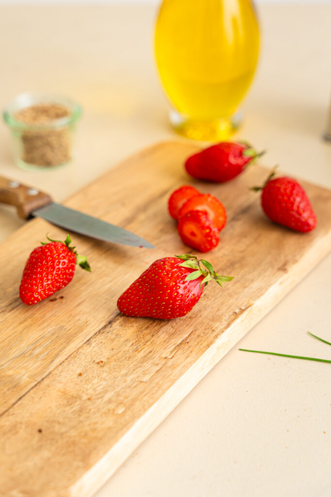 Tartines aux fraises de Plougastel