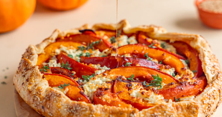 Tarte rustique potimarron et féta