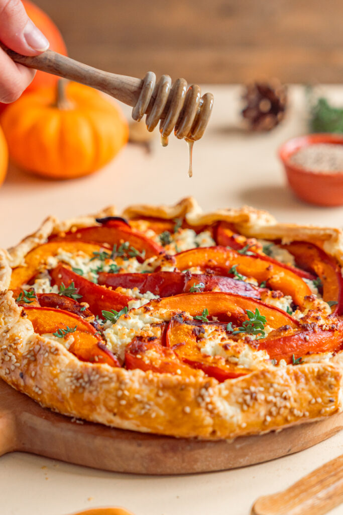 tarte rustique potimarron et féta