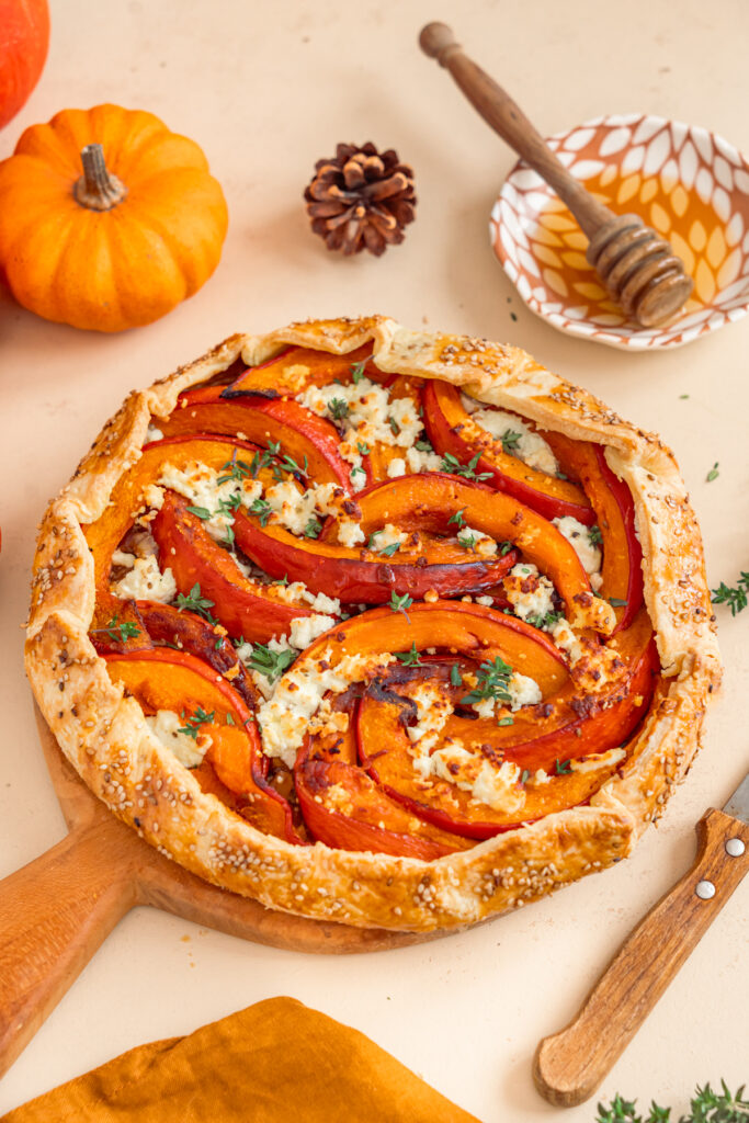 tarte rustique potimarron et féta