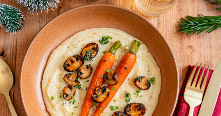 Purée de panais et carottes rôties au sirop d&rsquo;érable
