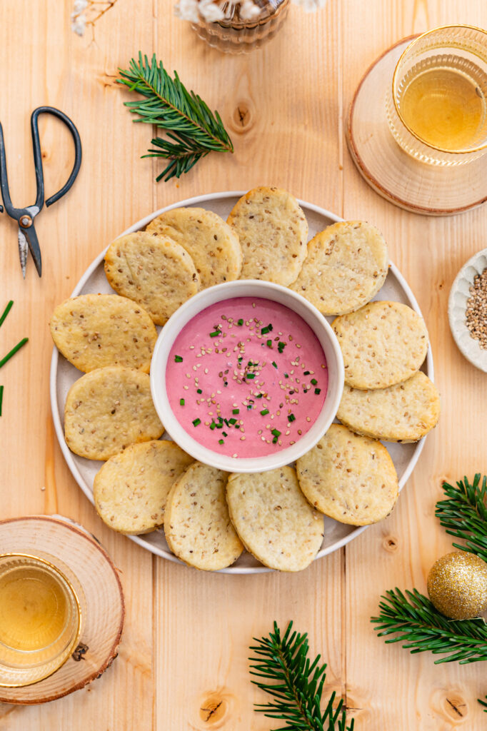 sablés au parmesan et sésame