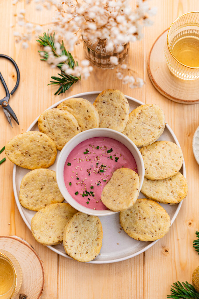 dip de betterave et fromage frais