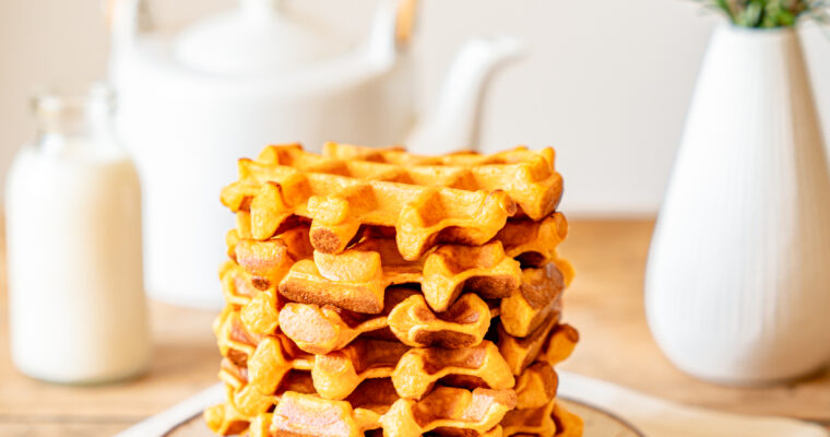 Gaufres aux patates douces